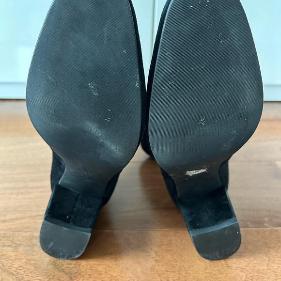 Stuart Weitzman black suede ankle bootie - Picture 2 of 7